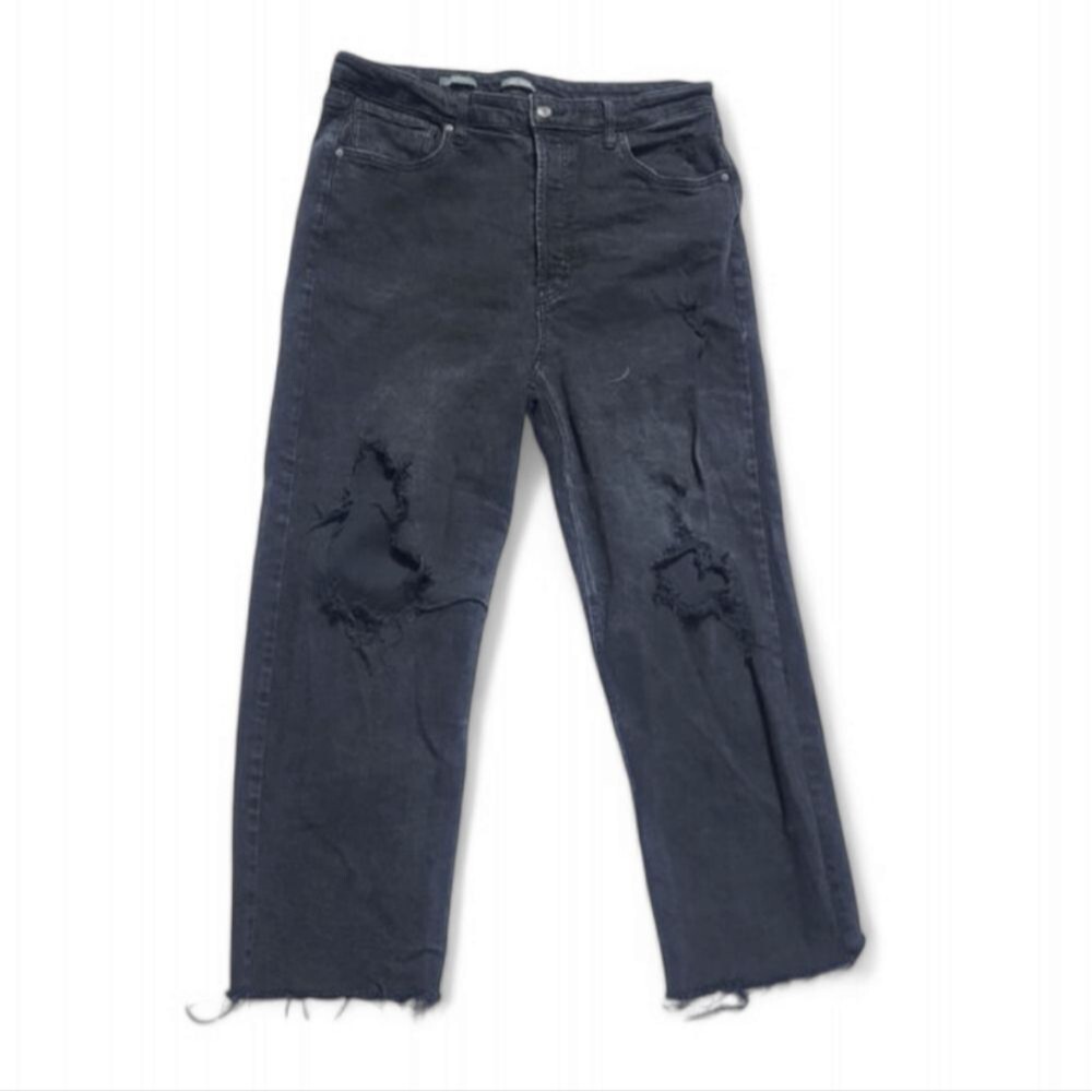 Wild fable highest rise straight leg distressed jeans